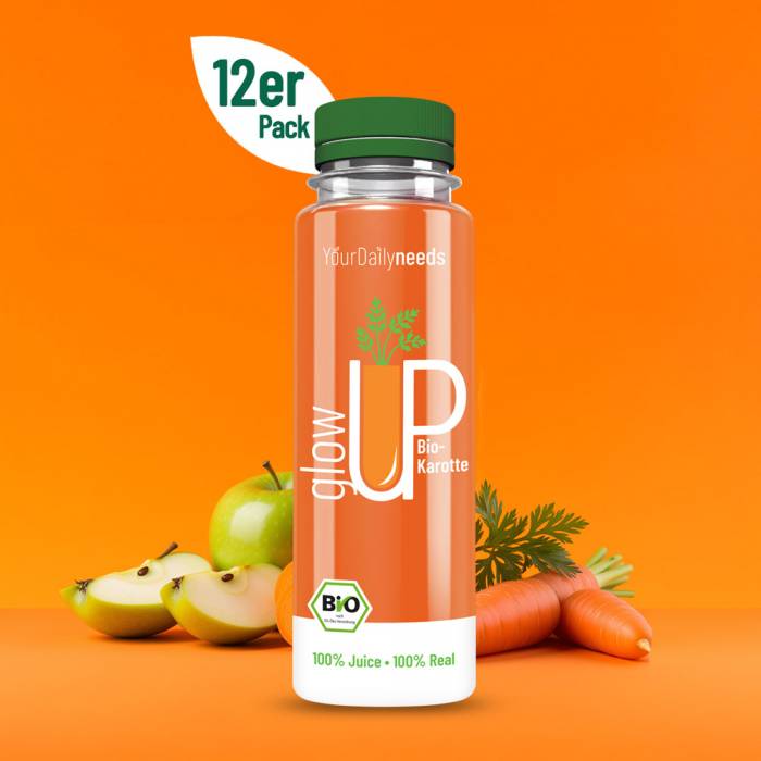 Bio-Karotte - GLOW UP - 12 Flaschen